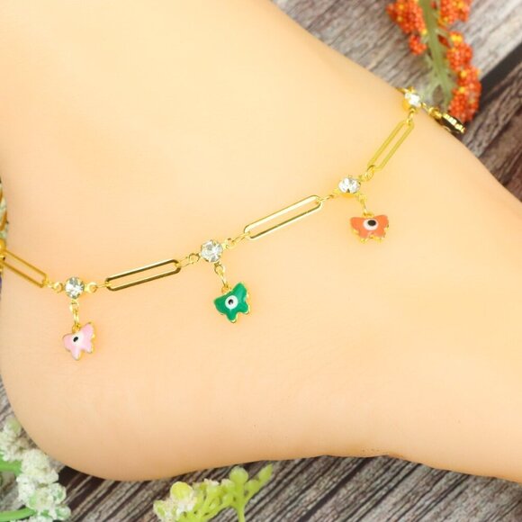 "Elegant Handmade Anklet – Delicate Jewelry for Women, MAR091385 - Picture 4 of 10